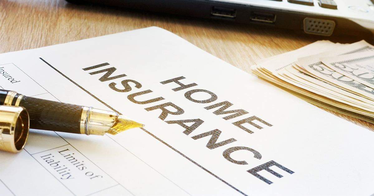 Picture of a home insurance policy 